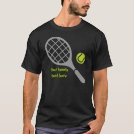 Camiseta Tênis racket e bola personalizados