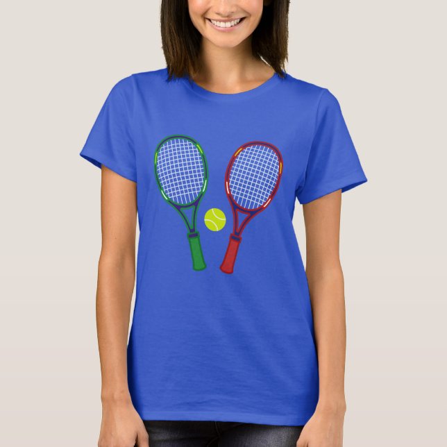 Camiseta Tênis Rackets & Ball (Frente)
