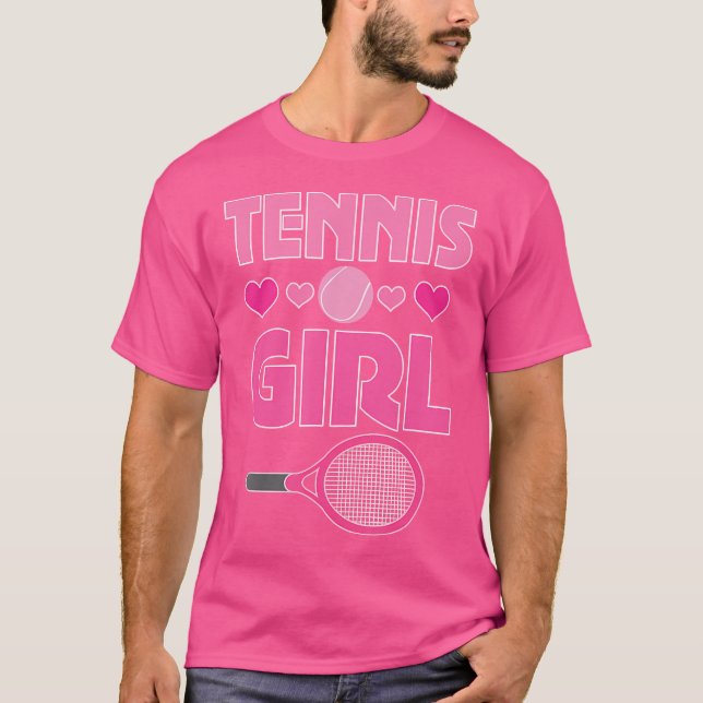 Camiseta Tênis Rapariga Corta E Bola (Frente)