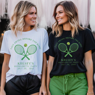 Camiseta Tênis Solteira Último Balanço Antes do Anel