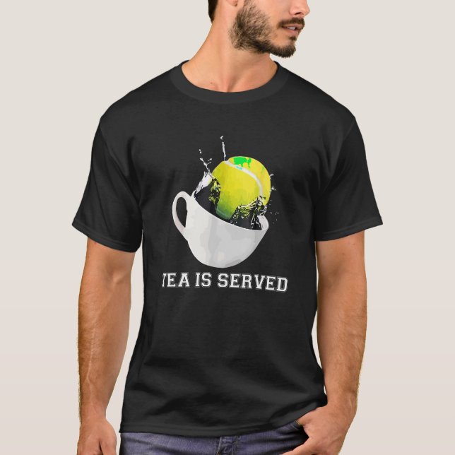 Camiseta Tênis Tea É Servido (Frente)