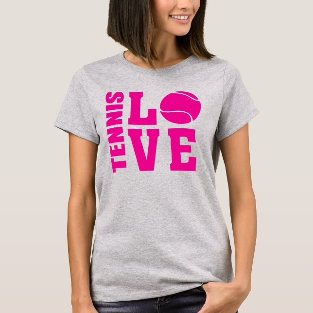 Camiseta Tênis, Tênis, AMOR, Tênis (Frente)