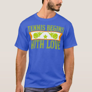 Camiseta Tênis Tênis começa com amor