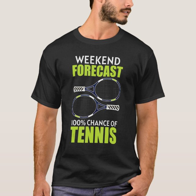 Camiseta Tênis Tênis Racket Tênis Tênis Ball Court Tenn (Frente)