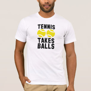 Camiseta Tênis tira bolas