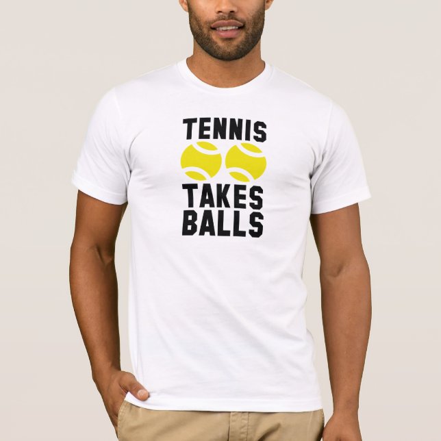 Camiseta Tênis tira bolas (Frente)