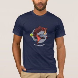 Camiseta Tênis Tocando Cartografia De Truque De Pine Marten