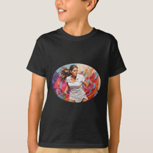 Camiseta Ténis Triunfante Vitória – Atleta Feminina Em Ação