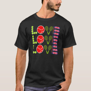 Camiseta Tênis Uk Pai Marido Mãe Adora Esportes Racket 1
