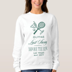 Camiseta Tênis Último Balanço Antes da Saída da Solteirona