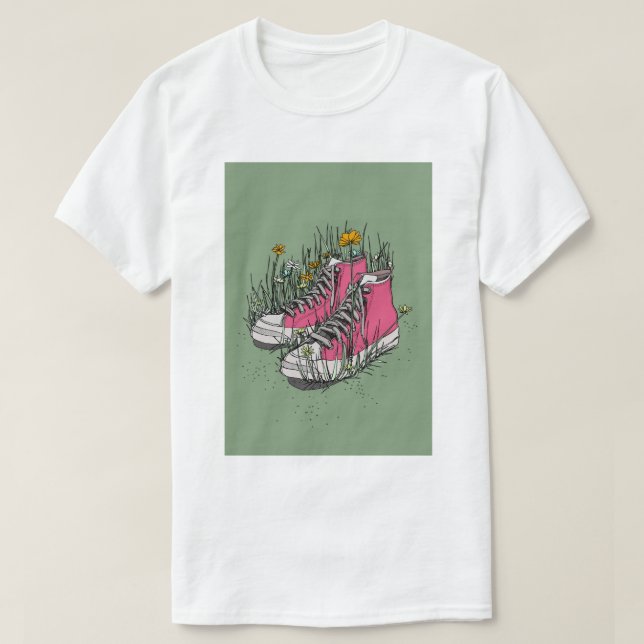 Camiseta Tênis Vintage de Cana Alta (Frente do Design)