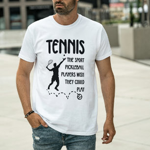 Camiseta Ténis vs Humor de Pickleball – Tenista Engraçado