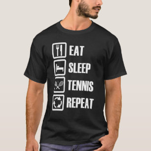 Camiseta Tenista Comer Dormir Tênis