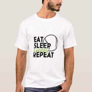 Camiseta Tenista Comer Dormir Tênis Repetir