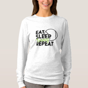 Camiseta Tenista Comer Dormir Tênis Repetir