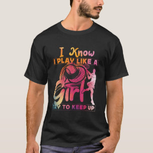 Camiseta Tenista Raquete Aquarela Eu Sei Que Eu Jogo Como