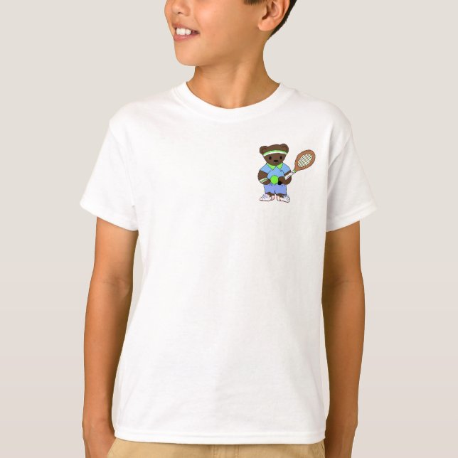 Camiseta Tenista Ursinho de Pelúcia (Frente)