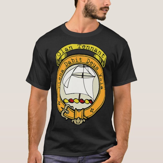 Camiseta Tennant Clan Scottish Crest (Frente)