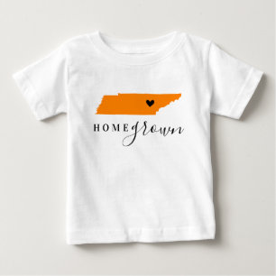 Camiseta Tennessee Caseiro Laranja e Preto