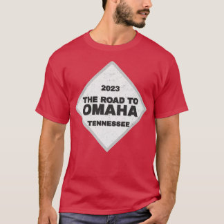 Camiseta Tennessee Road to Omaha College Baseball CWS 2023