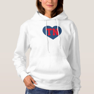 Camiseta Tennessee TN Heart Design - Estado Minimalista Neg