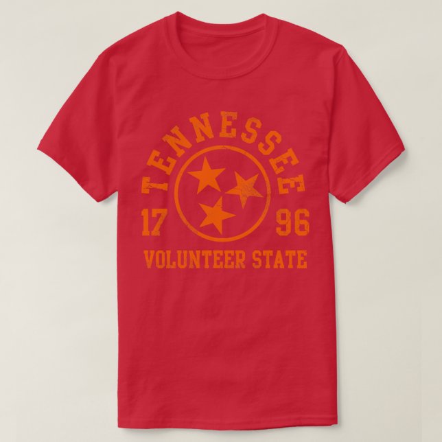 Camiseta Tennessee Volunteer State 1796 (Frente do Design)