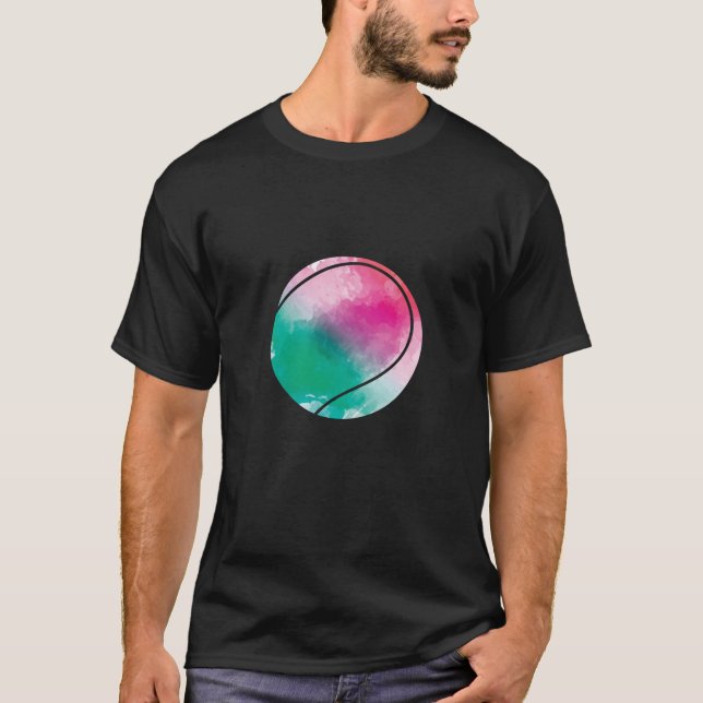 Camiseta Tennis bunter Ball (Frente)
