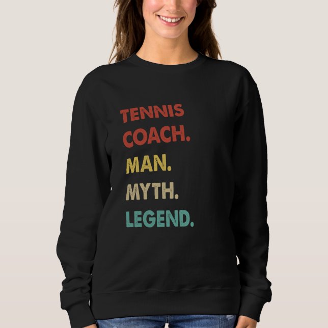 Camiseta Tennis Coach Man Myth Legend  1 (Frente)