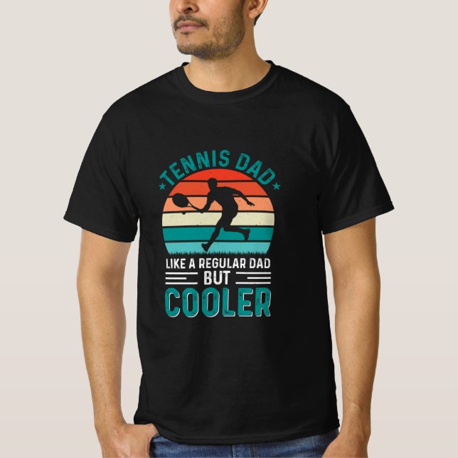 Camiseta Tennis Dad Retro Sunset (Frente)