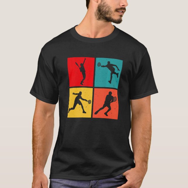 Camiseta Tennis Vintage Retro Premium (Frente)