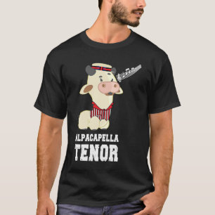 Camiseta Tenor Vocal Alpacapella Barbershop Quartet Si