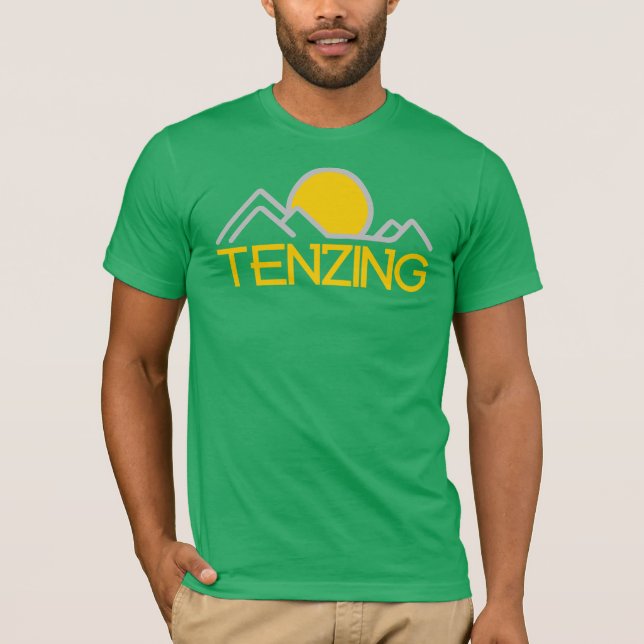 Camiseta tenra de montanha (Frente)