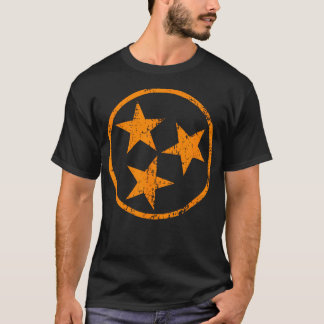 Camiseta Tensão de Vintage, Bandeira do Tennessee,