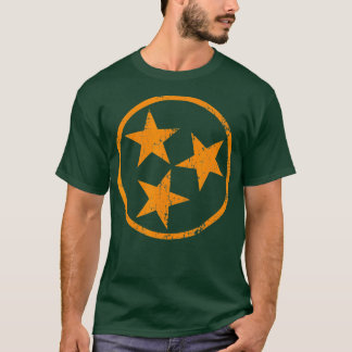 Camiseta Tensão de Vintage, Bandeira do Tennessee,