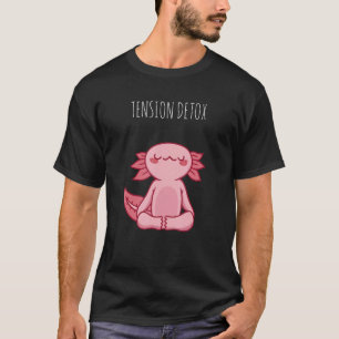 Camiseta Tensão Detox Retro Cute YOGA Dragon Design Present