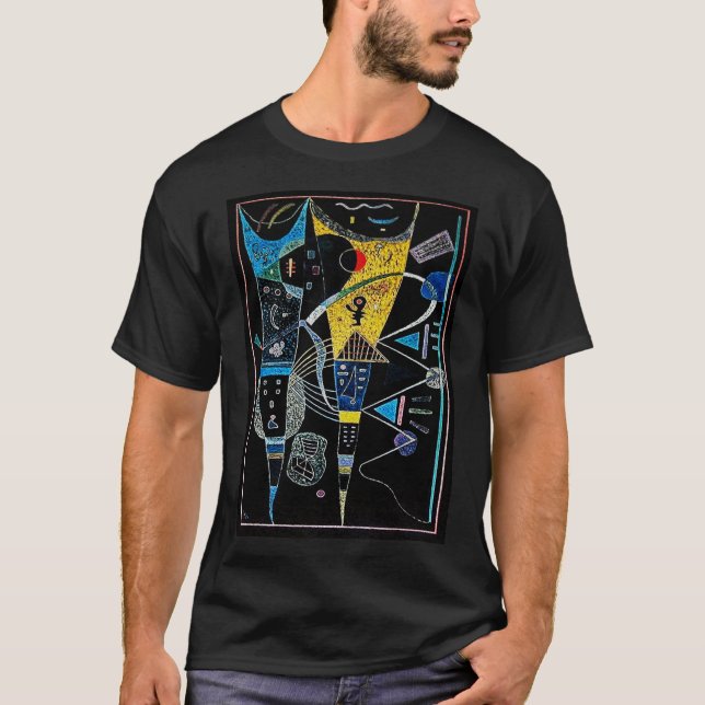 Camiseta Tensão dupla de Kandinsky (Frente)