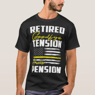 Camiseta Tensões de Adeus Aposentadas Alô Dispatcher de Pen