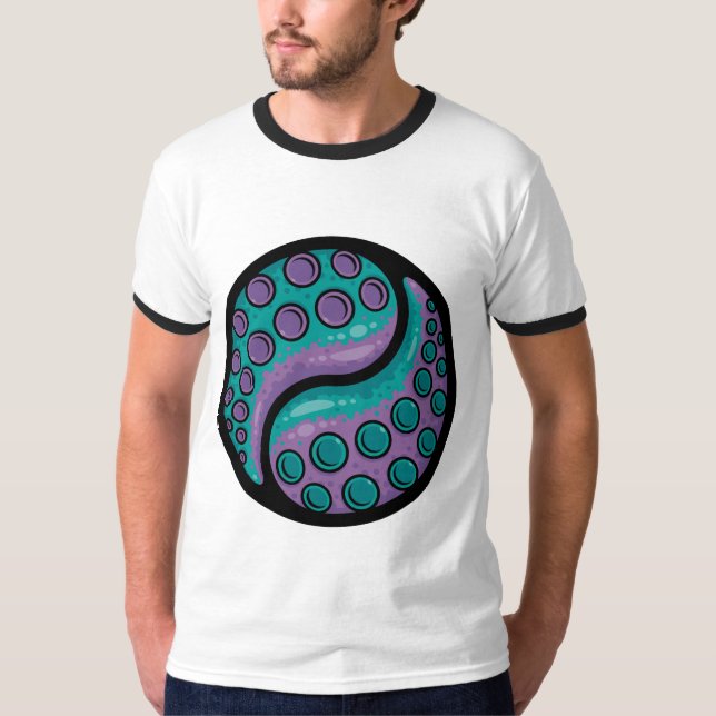 Camiseta Tentacle Yin Yang (Frente)