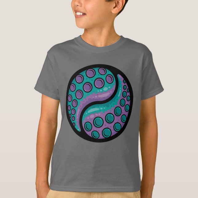 Camiseta Tentacle Yin Yang (Frente)