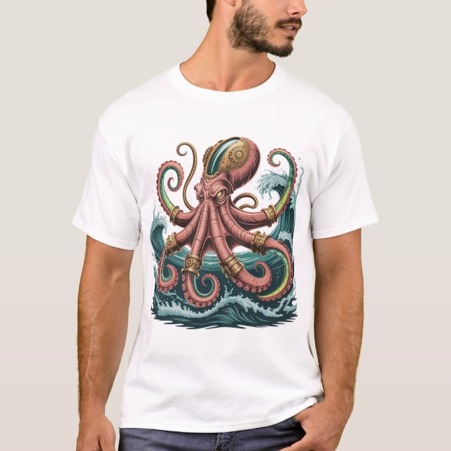 Camiseta Tentáculos Hydro-Punk (Frente)