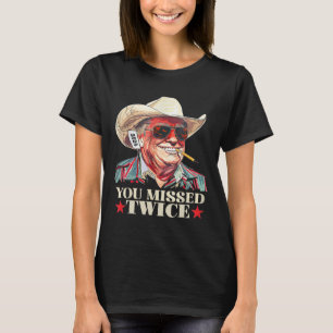 Camiseta Tentativa De Inibição Trump 2024 Que Você Perdeu D