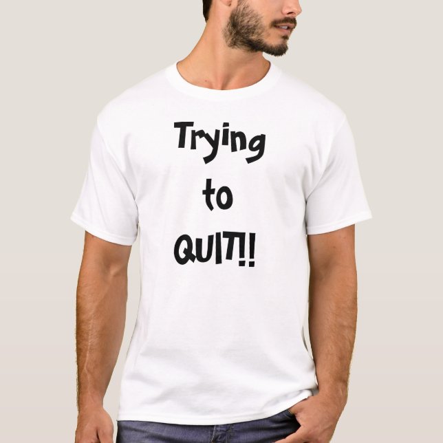 Camiseta Tentativa parar (Frente)