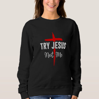Camiseta Tente Jesus Não Eu, Christian Faith Esperança Reds