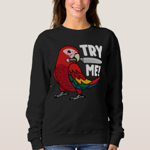 Camiseta Tente-Me Papagaio Com Faca.