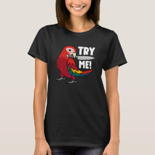 Camiseta Tente-Me Papagaio Com Faca.