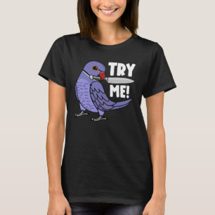 Camiseta Tente-me Papagaio Com Faca I Violeta Indian Ringne