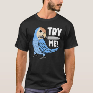 Camiseta Tente-me, Papagaio... Eu Peach encarava Blue Loveb