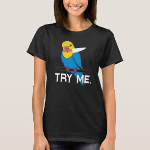 Camiseta Tente-Me Pássaro Whisperer Budget Parrot Parrot Pa