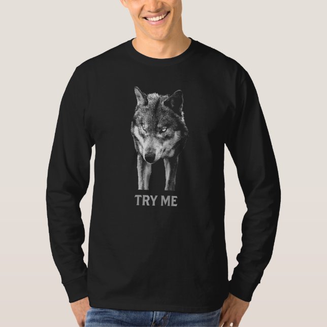 Camiseta Tente me Warrior Wolf (Frente)