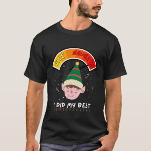 Camiseta Tentei meu melhor medidor de natal